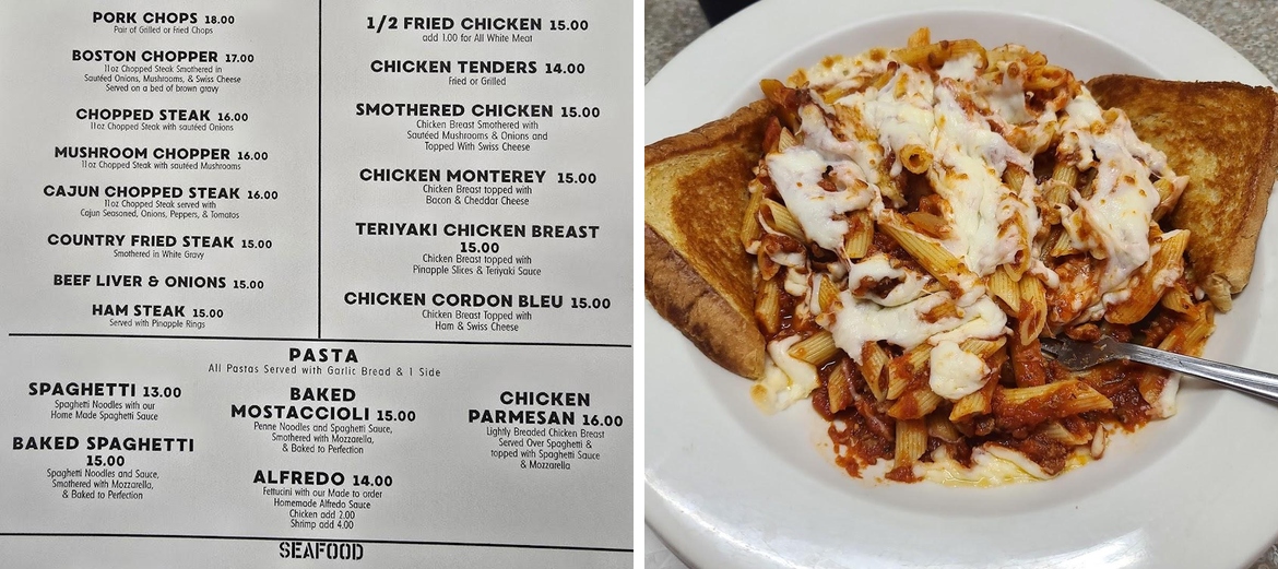 Hillsboro Garden Restaurant Menu