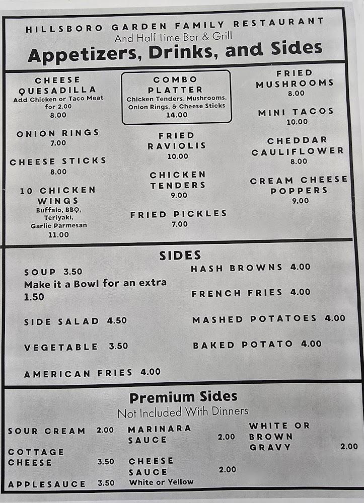 Hillsboro Garden Restaurant Menu image 4